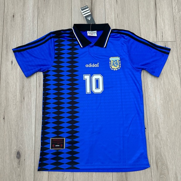Argentina Maradona Retro Jersey 1994 Blue - Picture 2 of 7